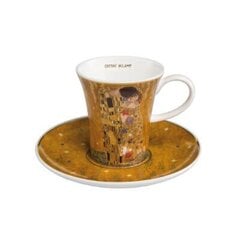 Чашка с блюдцем Gustavs Klimt «Поцелуй» цена и информация | Оригинальные кружки | kaup24.ee