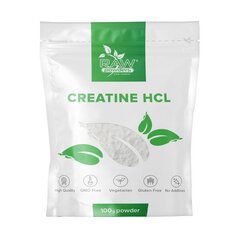 Raw Powders Creatine HCL Powder toidulisand, 100 g hind ja info | Kreatiin | kaup24.ee