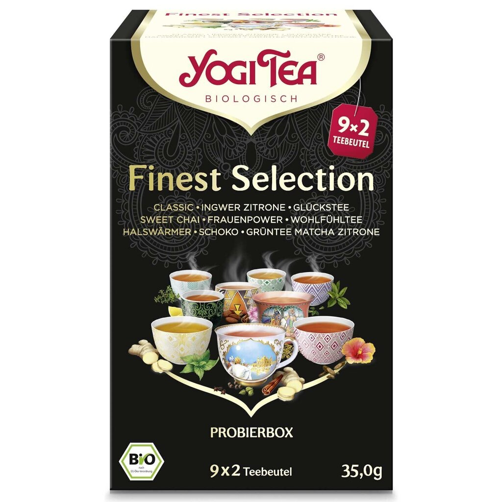 Teekomplekt Yogi Tea Finest Selection, 18 tk цена и информация | Tee | kaup24.ee