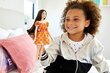 Nukk Barbie madiste oranži kleidiga, GRB52 hind ja info | Tüdrukute mänguasjad | kaup24.ee