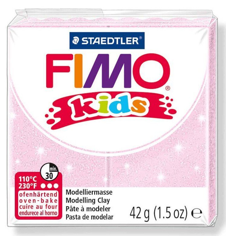 Polümeersavi lastele Fimo, pärlmutter heleroosa, 42 g hind ja info | Kunstitarbed, voolimise tarvikud | kaup24.ee