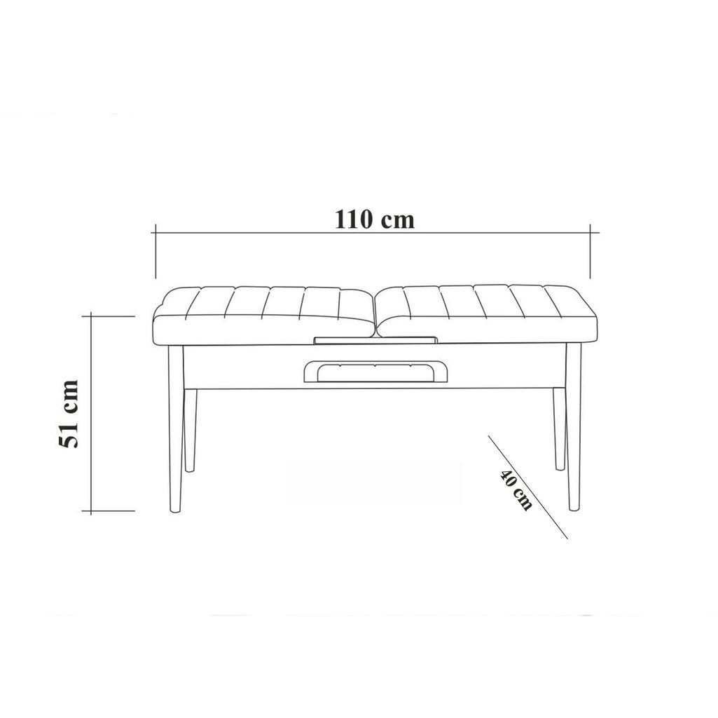 Pink Kalune Design 869(I), pruun/helehall цена и информация | Söögitoolid, baaritoolid | kaup24.ee