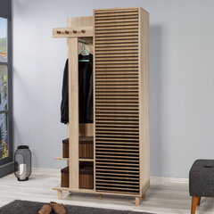 Комплект мебели для прихожей Kalune Design 869(IV), желтый/дуб цена и информация | Комплекты в прихожую | kaup24.ee