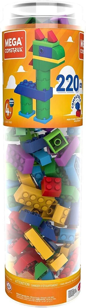 Klotsid torus Mega Bloks, 220-osaline цена и информация | Klotsid ja konstruktorid | kaup24.ee