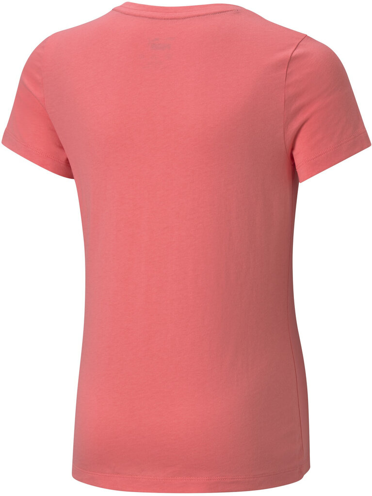 Pluus Puma Ess Logo Tee Pink цена и информация | Tüdrukute särgid | kaup24.ee