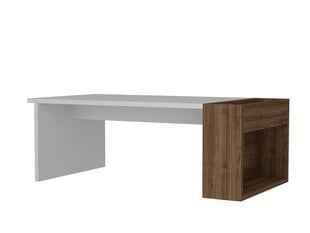 Кофейный столик Kalune Design 745(I), белый/коричневый цена и информация | Журнальные столики | kaup24.ee