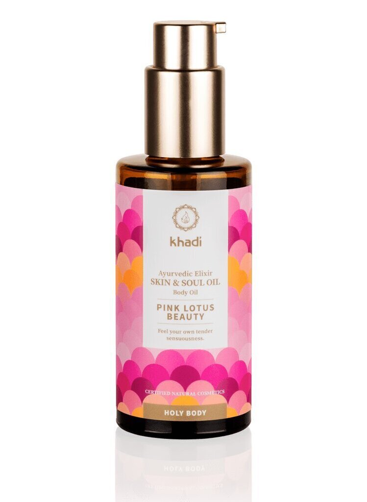 Keha- ja näoõli Khadi Pink Lotus Beauty Elixir, 100 ml hind ja info | Kehakreemid, losjoonid | kaup24.ee