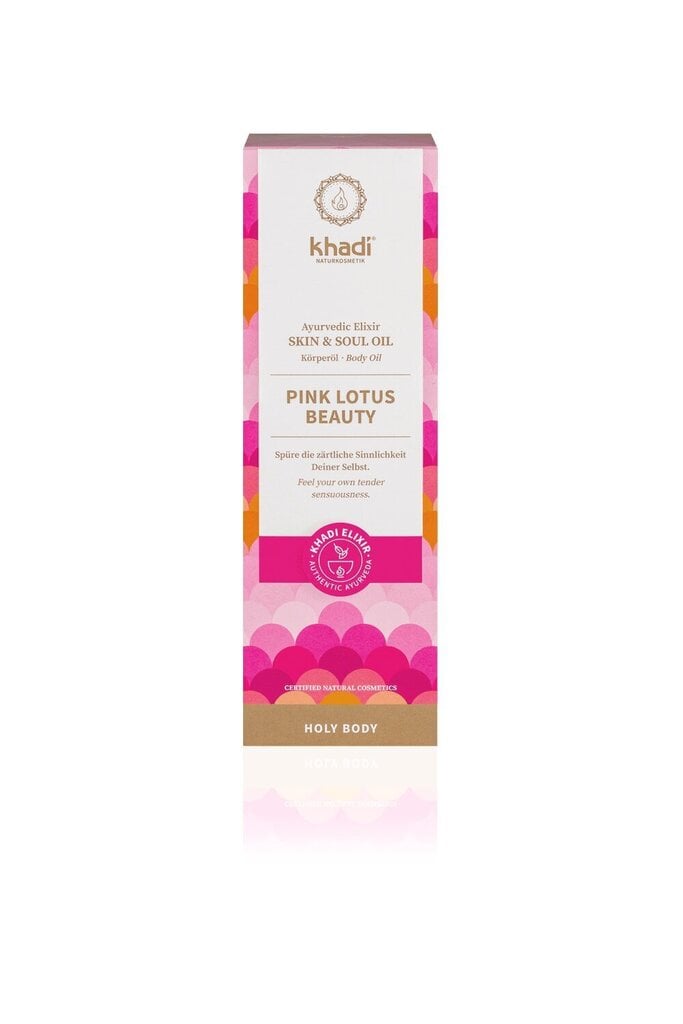 Keha- ja näoõli Khadi Pink Lotus Beauty Elixir, 100 ml hind ja info | Kehakreemid, losjoonid | kaup24.ee