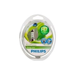 Лампочка Philips EcoVision H7 55Вт 12В PX26D цена и информация | Автомобильная ксеноновая лампа D2R 6000К (Китай) | kaup24.ee