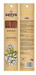 Sattva Ayurveda Sathya Flora lillelõhnalised viirukipulgad, 15 tk цена и информация | Ароматы для дома | kaup24.ee