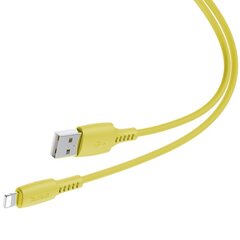 Laadimis- / andmesidekaabel USB - Lightning Baseus Colorful 1.2m, kollane hind ja info | Mobiiltelefonide kaablid | kaup24.ee