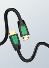 Kaabel Ugreen HDMI 19 pin 1.4v 4K 60Hz 30AWG 1m, must (10115) hind ja info | Mobiiltelefonide kaablid | kaup24.ee