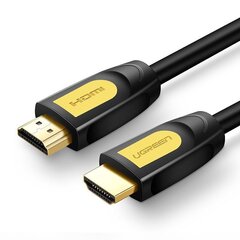 Кабель Ugreen HDMI 19 pin 1.4v 4K 60Гц 30AWG 1 м, черный (10115) цена и информация | Кабели для телефонов | kaup24.ee