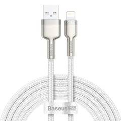 Кабель Baseus Cafule Series USB IP 2.4A 2м, белый CALJK-B02 цена и информация | Кабели для телефонов | kaup24.ee