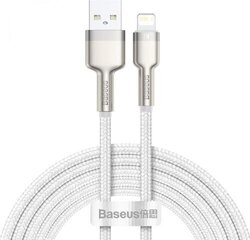 Кабель Baseus Cafule Series USB IP 2.4A 2м, белый CALJK-B02 цена и информация | Borofone 43757-uniw | kaup24.ee