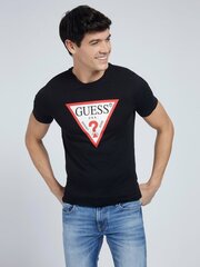 Мужская футболка Guess M1RI71*JBLK, черный/красный цена и информация | Мужские футболки | kaup24.ee