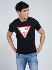 Guess meeste T-särk M1RI71*Jblk, must/punane цена и информация | Мужские футболки | kaup24.ee