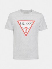 Guess meeste T-särk M1RI71*Lhy, helehall/punane цена и информация | Мужские футболки | kaup24.ee