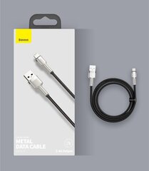 Kaabel Baseus Cafule Series USB Į Lightning 2.4A 2m, lilla hind ja info | Mobiiltelefonide kaablid | kaup24.ee