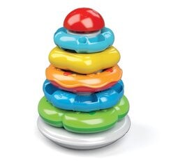 Püramiid Clementoni Stacking Rings kujundid ja värvid hind ja info | Imikute mänguasjad | kaup24.ee