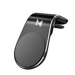 Универсальный магнитный автомобильный кронштейн для телефона на выходе воздуха Wozinsky, черный (WCH-02) цена и информация | Mobiiltelefonide hoidjad | kaup24.ee