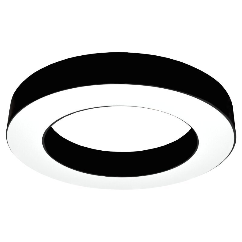 Ümmargune LED-valgusti Meka 36 W, must цена и информация | Laelambid | kaup24.ee