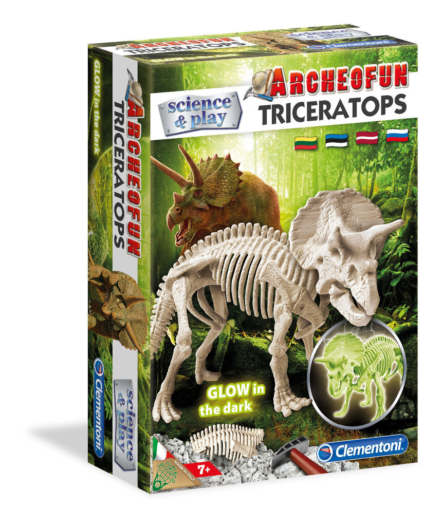 Hariv mäng Clementoni Science&Play: Triceratops цена и информация | Arendavad mänguasjad | kaup24.ee