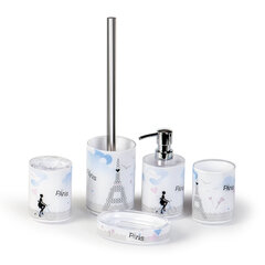 Tatkraft PARIS MADEMOISELLE ACRYL 3D Гарнитур для туалета цена и информация | Аксессуары для ванной комнаты | kaup24.ee