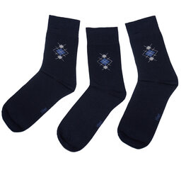 Мужские носки "Ромбы" (3 пары в упаковке) цена и информация | Meeste sokid | kaup24.ee