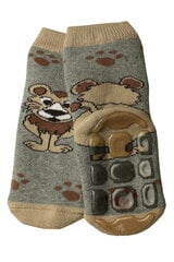 Нескользящие детские носки для ползанья "Лев" цена и информация | Колготки, носочки для новорожденных | kaup24.ee