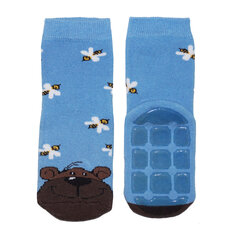 Нескользящие детские носки для ползанья "Медведь" цена и информация | Колготки, носочки для новорожденных | kaup24.ee