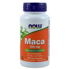 Toidulisand Now Maca, 100 kapslit hind ja info | Vitamiinid, toidulisandid, preparaadid tervise heaoluks | kaup24.ee