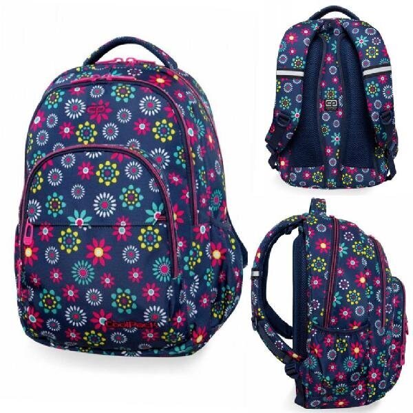 Seljakott CoolPack Basic Plus / Hippie Daisy, sinine hind ja info | Koolikotid, sussikotid | kaup24.ee