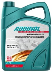 Addinol Premium 020 FE 0w20 VW 508.00/509.00 õli - 5L цена и информация | Моторные масла | kaup24.ee