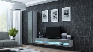 Секция Cama Meble Vigo New9, белая/серая цена и информация | Секция КАЛАБРИНИ I, белая | kaup24.ee