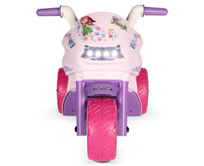 Одноместный детский трехколесный электрический мотоцикл Peg Perego Mini Fairy 6V, розовый цена и информация | Электромобили для детей | kaup24.ee