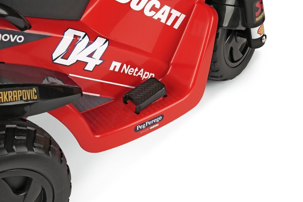 Kolmerattaline laste elektrimootorratas Peg Perego Ducati Desmosedici EVO 6V, punane hind ja info | Laste elektriautod | kaup24.ee