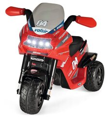 Kolmerattaline laste elektrimootorratas Peg Perego Ducati Desmosedici EVO 6V, punane hind ja info | Laste elektriautod | kaup24.ee