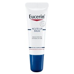 Huulepalsam kuivadele huultele Eucerin Acute Lip Balm, 10 ml hind ja info | Huulepulgad, -läiked, -palsamid, vaseliin | kaup24.ee