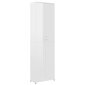 vidaXL esiku garderoob kõrgläikega valge 55x25x189 cm puitlaastplaat hind ja info | Kapid | kaup24.ee