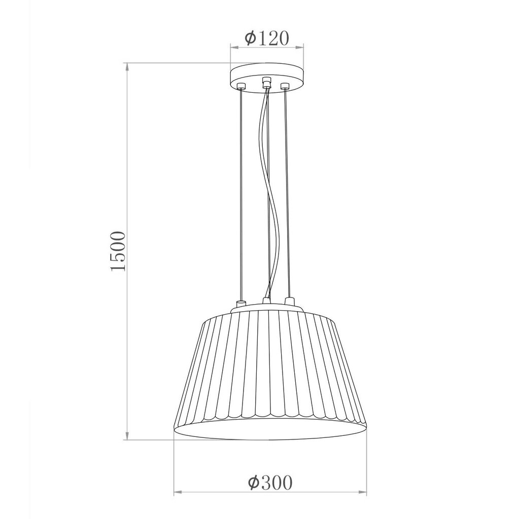 Rippvalgusti G.LUX GT-622/1S pruun hind ja info | Rippvalgustid | kaup24.ee