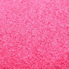 vidaXL uksematt pestav, roosa, 40 x 60 cm цена и информация | Придверные коврики | kaup24.ee