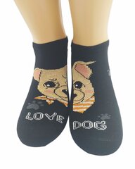 Носки женские короткие Soho mood Love dogs 9300 цена и информация | Женские носки из ангорской шерсти | kaup24.ee