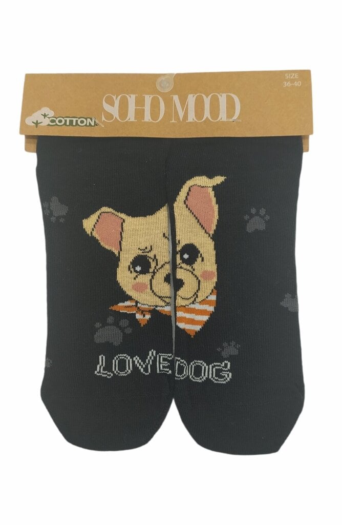 Naiste lühikesed sokid Soho mood Love dogs 9300 hind ja info | Naiste sokid | kaup24.ee