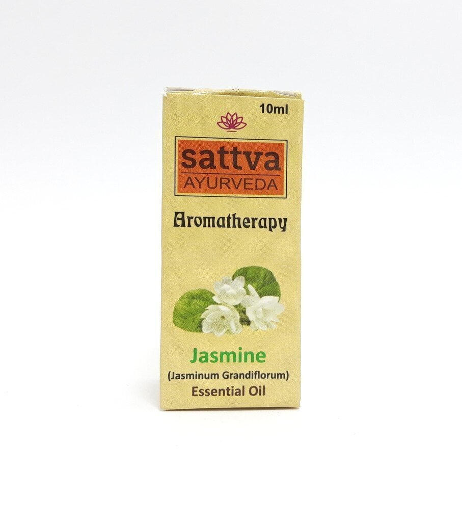 Jasmiini eeterlik õli Sattva Ayurveda Jasmine, 10 ml hind ja info | Eeterlikud ja kosmeetilised õlid | kaup24.ee