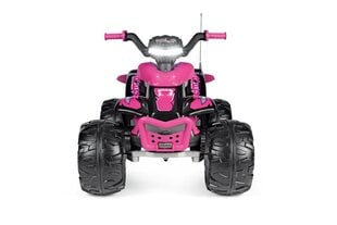 Одноместный детский электрический квадроцикл Peg Perego Corral T-Rex 330W Pink 12V, розовый цена и информация | Электромобили для детей | kaup24.ee