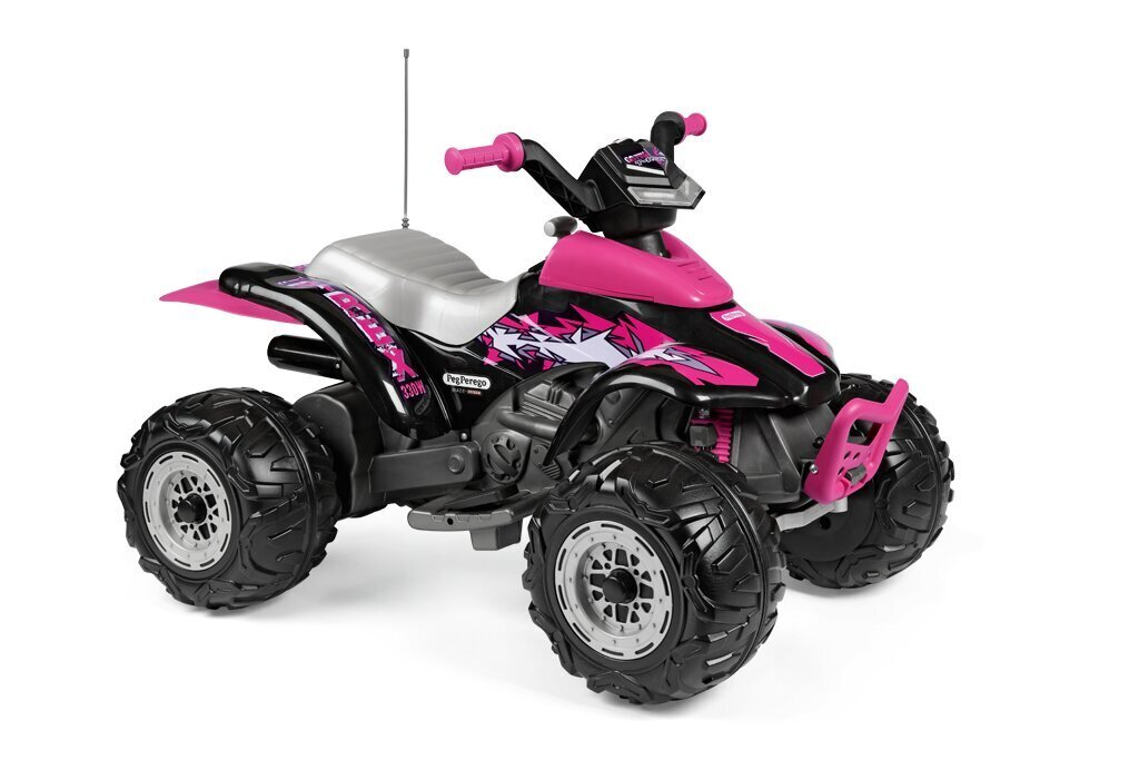 Laste elektriline maastikuauto Peg Perego Corral T-Rex 330W Pink 12V, roosa цена и информация | Laste elektriautod | kaup24.ee