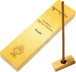 Благовонные палочки Zambala Tibetan Incense Wealth, 20 г цена и информация | Ароматы для дома | kaup24.ee