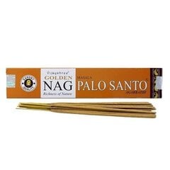 Благовонные палочки Vijayshree Golden Palo Santo, 15 г цена и информация | Домашние ароматы с палочками | kaup24.ee