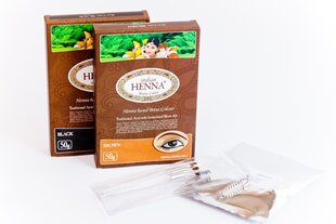 Henna kulmudele India Henna Brow, must, 50 g hind ja info | Kulmuvärvid, -pliiatsid | kaup24.ee